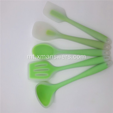 utensili tal-kċina forma tas-sikkina spatula tas-silikonju għall-krema